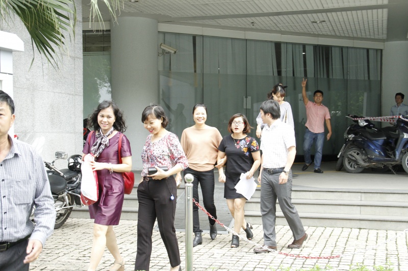 Diễn tập chữa cháy, cứu nạn tại tòa nhà PVN 18 Láng Hạ dien tap chua chay cuu nan tai toa nha pvn 18 lang ha