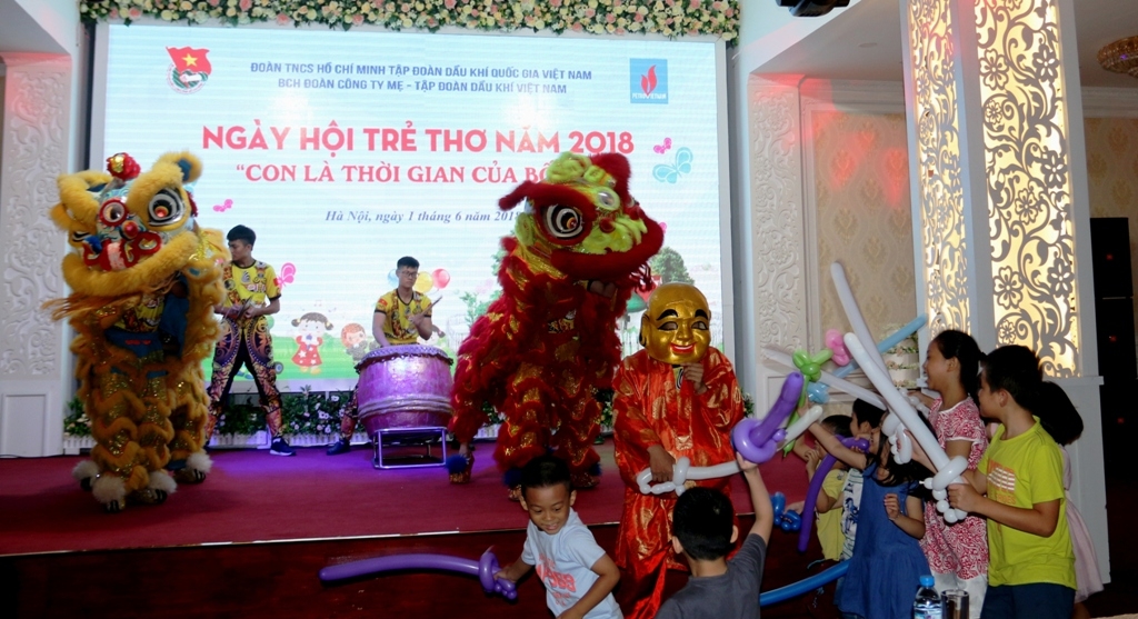 Đoàn Thanh niên Công ty Mẹ tổ chức “Ngày hội trẻ thơ 2018” doan thanh nien cong ty me to chuc ngay hoi tre tho 2018