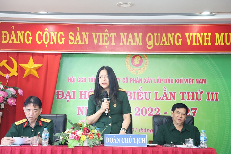Hội CCB Tổng Công ty Petrocons tổ chức thành công Đại hội Đại biểu lần III Hội CCB Tổng Công ty Petrocons tổ chức thành công Đại hội Đại biểu lần III