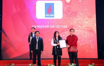 PVN được vinh danh Doanh nghiệp Việt Nam xuất sắc năm 2017