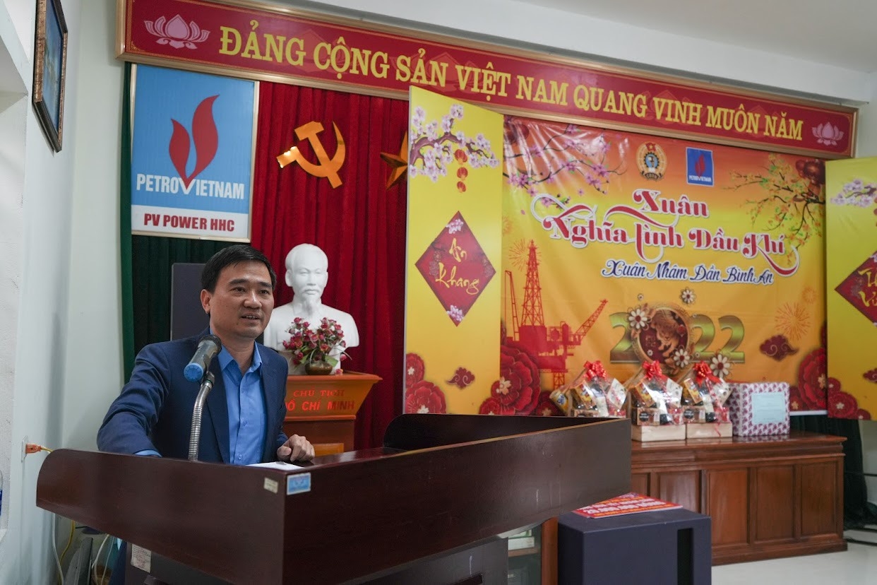 Công đoàn Dầu khí Việt Nam chúc Tết người lao động Công ty CP Thủy điện Hủa Na