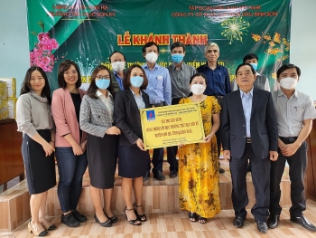 BSR tài trợ xây dựng nhà lớp học Trường Tiểu học Sơn Kỳ (tỉnh Quảng Ngãi)