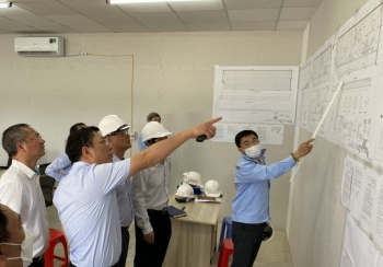 Tổng giám đốc PV Power kiểm tra công trường dự án Nhà máy điện Nhơn Trạch 3&4