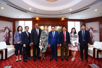 Chủ tịch HĐTV Petrovietnam tiếp lãnh đạo Citibank Việt Nam và Công ty Sojitz