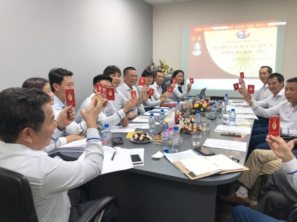 Tổ chức thành công Đại hội các Chi bộ trực thuộc tiến tới Đại hội Đảng bộ PVChem to chu c tha nh cong da i ho i ca c chi bo tru c thuo c tie n to i da i ho i da ng bo pvchem