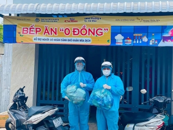 Công đoàn PVCFC hỗ trợ "Bếp ăn 0 đồng" tại Cà Mau