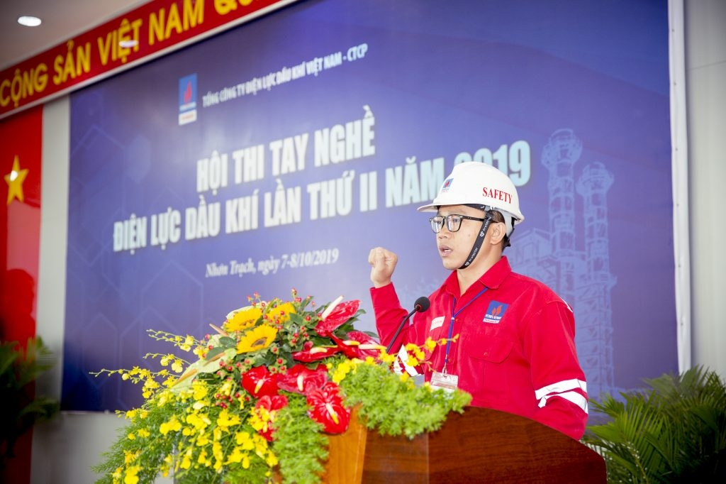 Hội thi tay nghề Điện lực Dầu khí lần thứ II năm 2019: Đoàn kết, tự tin, sáng tạo hoi thi tay nghe dien luc dau khi lan thu ii nam 2019 doan ket tu tin sang tao