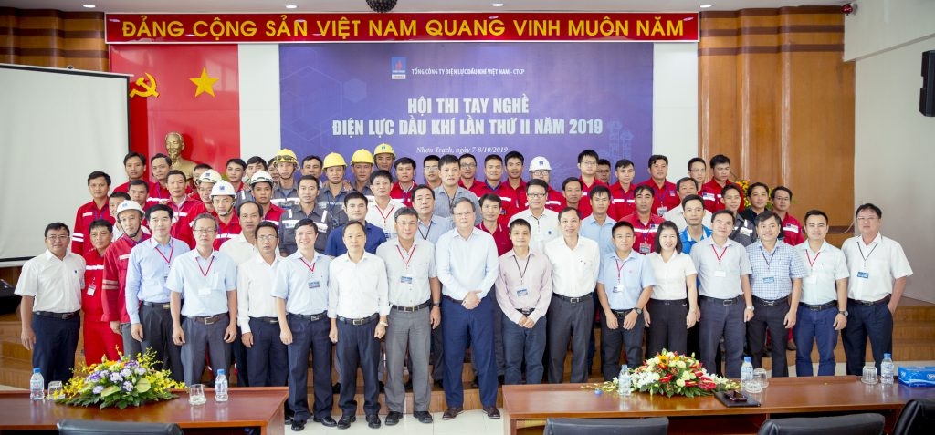 Hội thi tay nghề Điện lực Dầu khí lần thứ II năm 2019: Đoàn kết, tự tin, sáng tạo hoi thi tay nghe dien luc dau khi lan thu ii nam 2019 doan ket tu tin sang tao