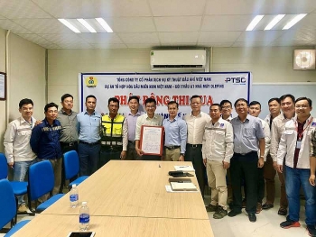 Công đoàn PTSC phát động thi đua tại Dự án Long Sơn