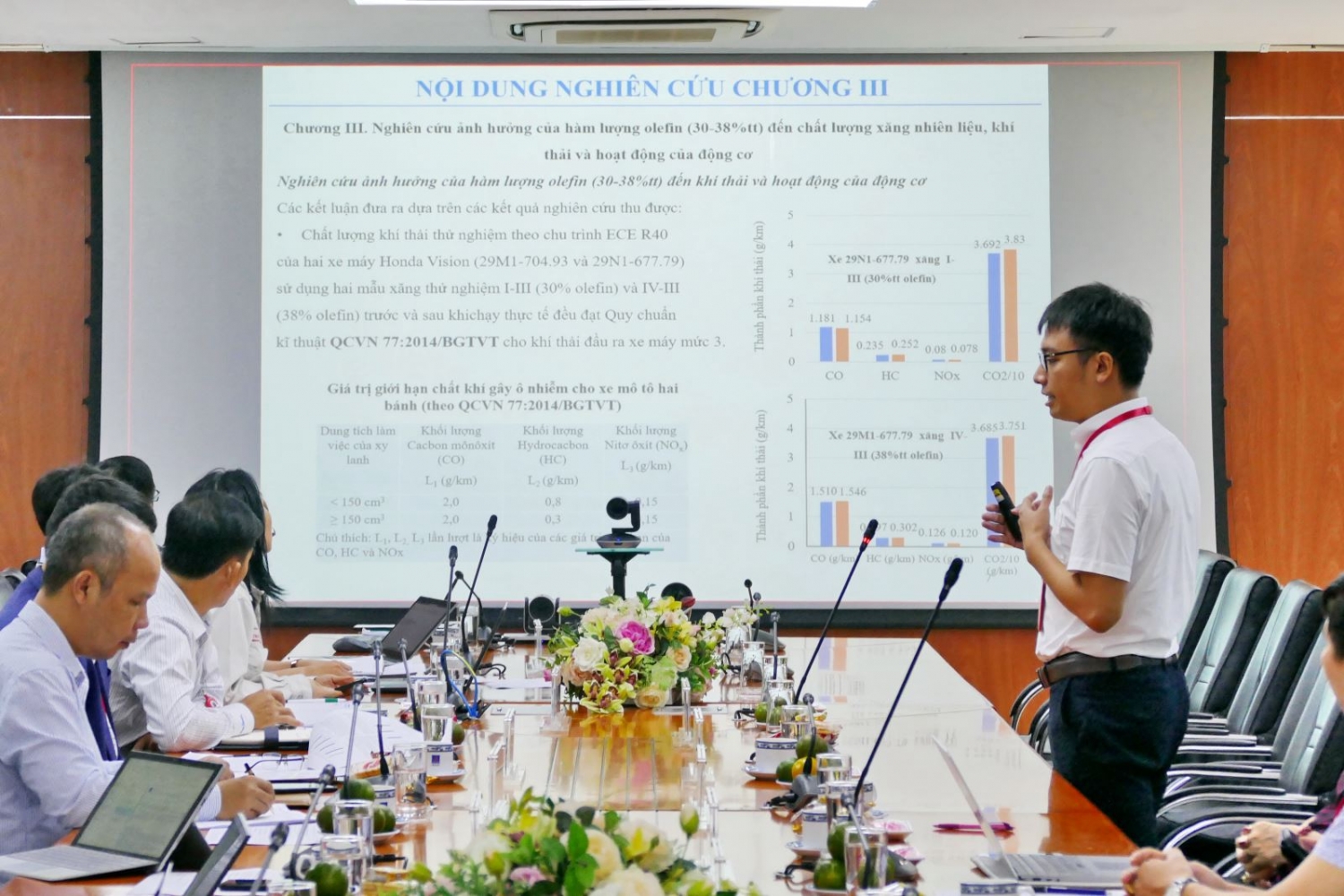 BSR: Nghiệm thu đề tài KHCN về Olefin trong xăng thương phẩm