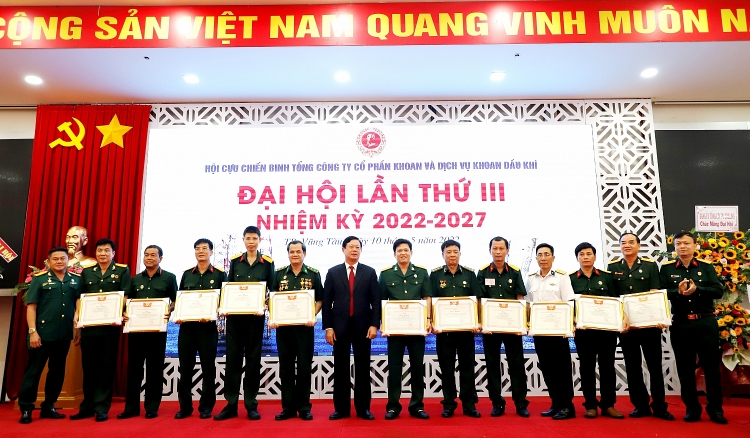 Hội Cựu chiến binh PV Drilling tổ chức thành công Đại hội Đại biểu lần thứ III, nhiệm kỳ 2022-2027