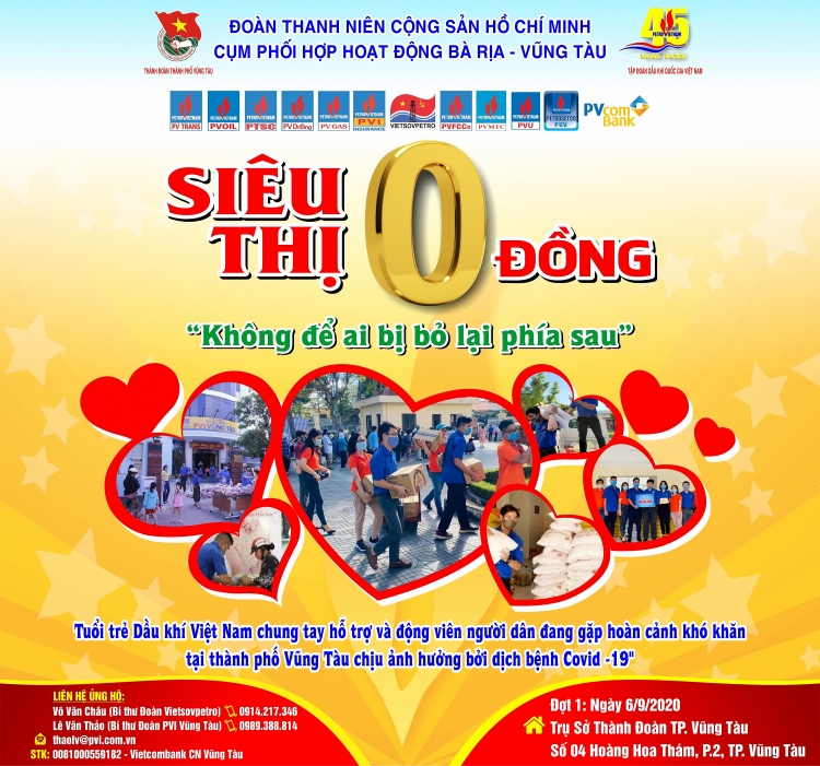 tuoi tre dau khi viet nam voi chuong trinh sieu thi 0 dong ho tro nguoi co hoan canh kho khan tai tp vung tau