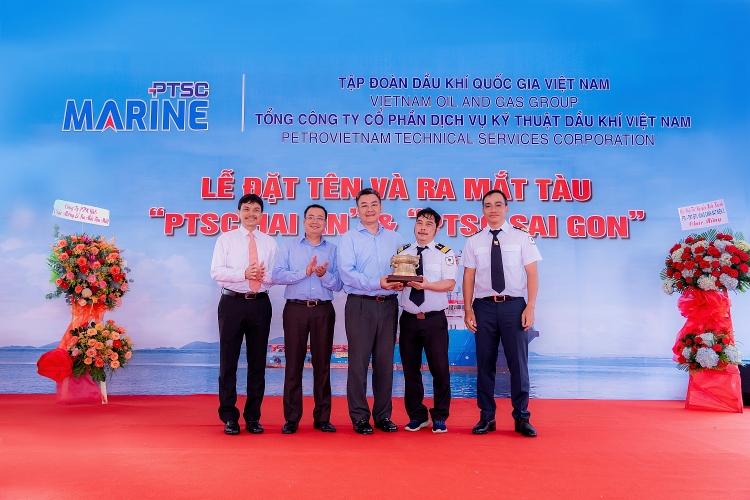 PTSC Marine tổ chức Lễ đặt tên và ra mắt Tàu PTSC Hai An và PTSC Sai Gon