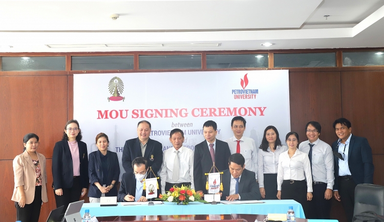 Trường Đại học Dầu khí Việt Nam ký biên bản ghi nhớ hợp tác với PPC - Trường Đại học Chulalongkorn Thái Lan