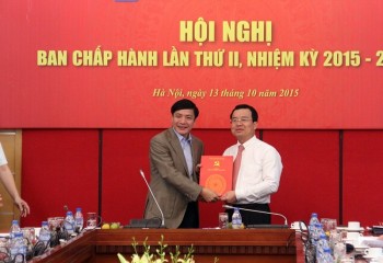 Đồng chí Nguyễn Quốc Khánh giữ chức vụ Quyền Bí thư Đảng ủy Tập đoàn