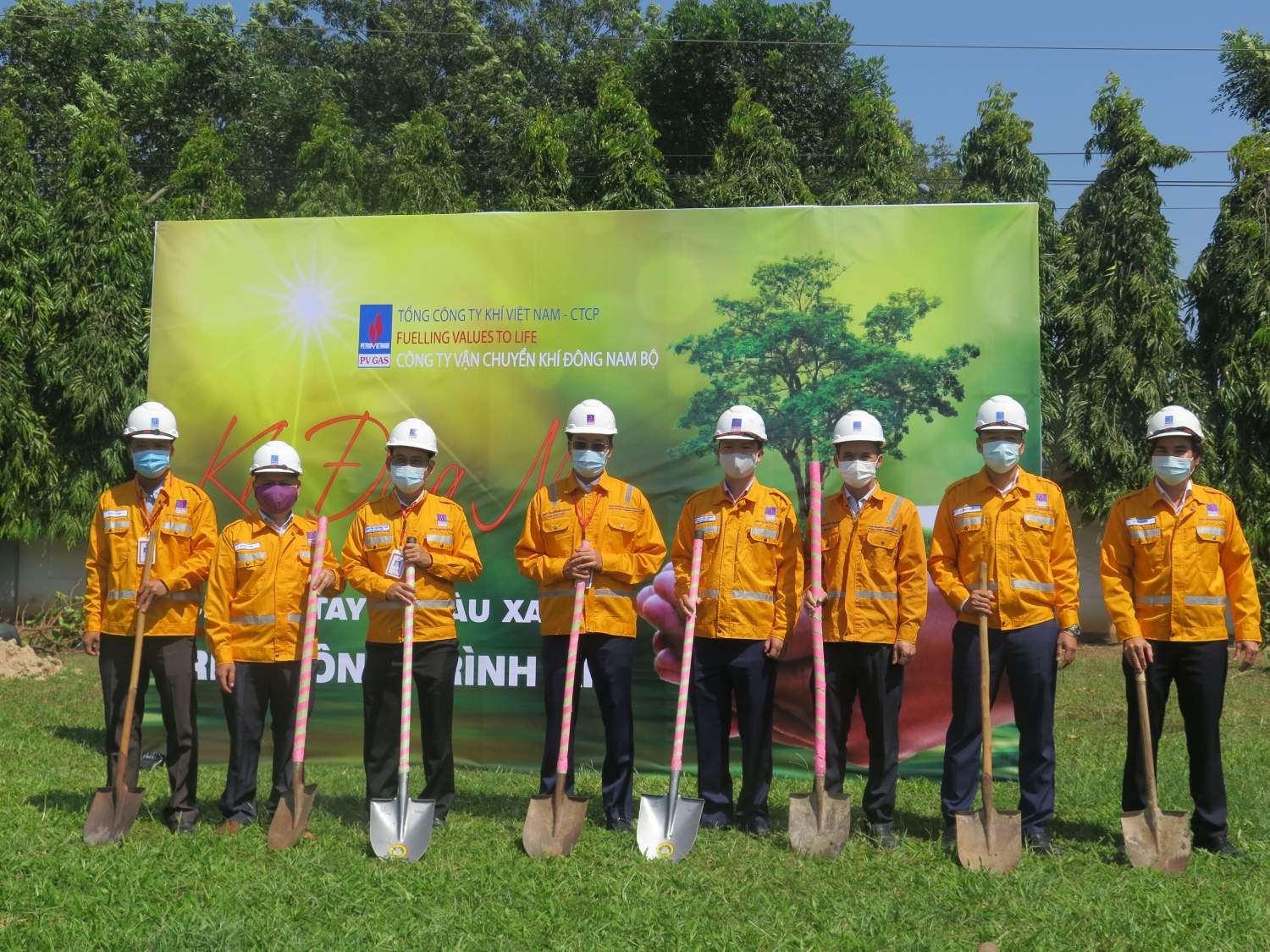 KĐN – Chung tay vì màu xanh trên công trình khí KĐN – Chung tay vì màu xanh trên công trình khí