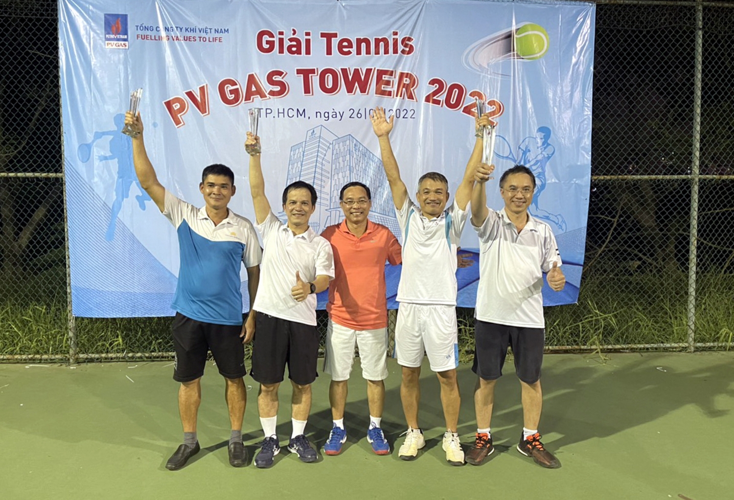 Giải Tennis PV GAS Tower năm 2022 thành chào mừng Tháng Công nhân