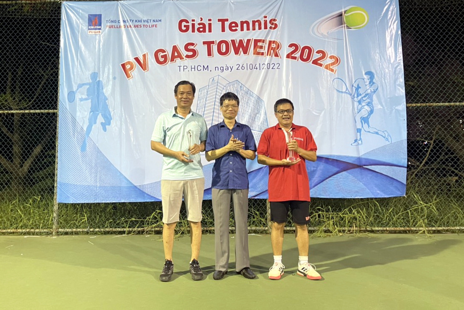 Giải Tennis PV GAS Tower năm 2022 thành chào mừng Tháng Công nhân