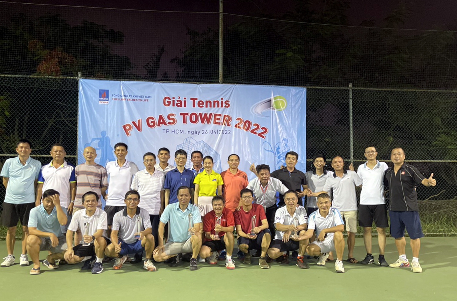 Giải Tennis PV GAS Tower năm 2022 thành chào mừng Tháng Công nhân