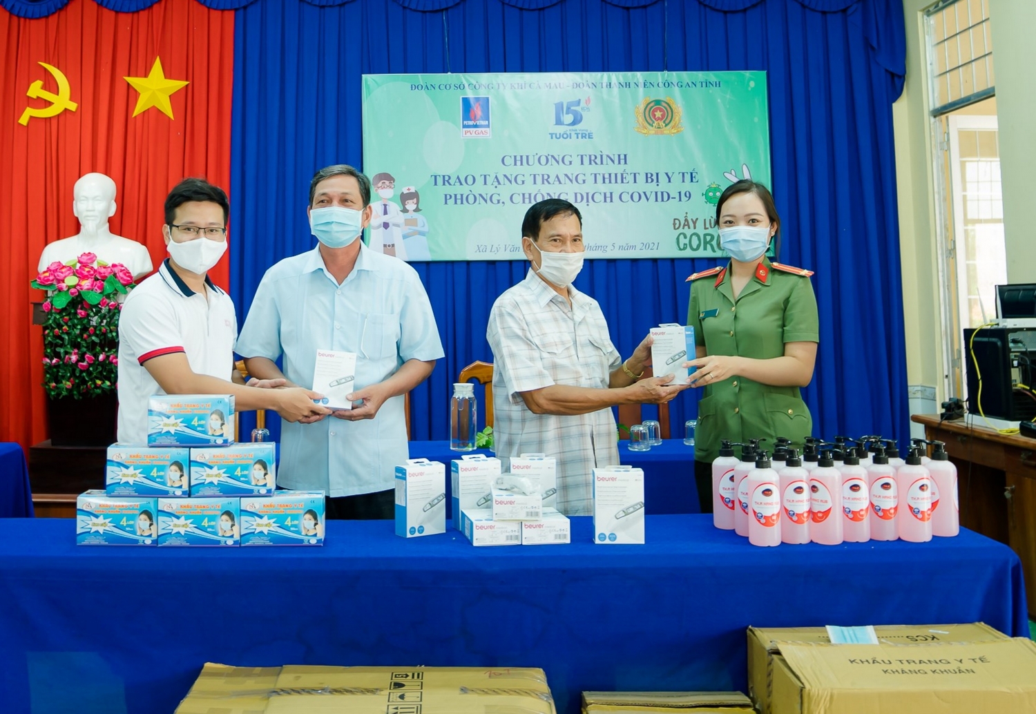  3 xã phường của TP. Cà Mau được KCM phối hợp hỗ trợ bảo đảm an toàn cho Chương trình bầu cử các cấp 2021