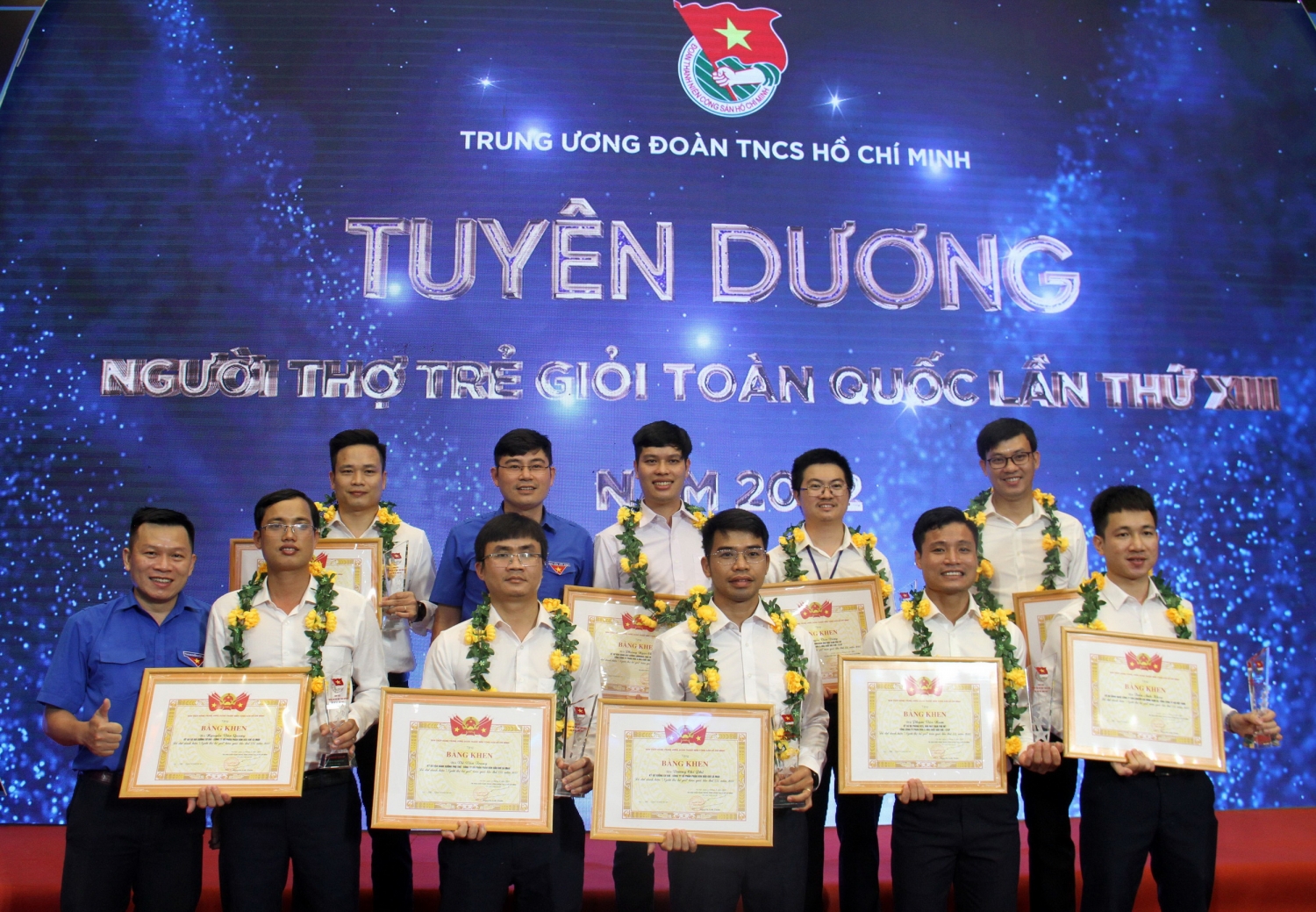 Các gương mặt Tuổi trẻ Dầu khí tiêu biểu tại sự kiện của Trung ương Đoàn 2022