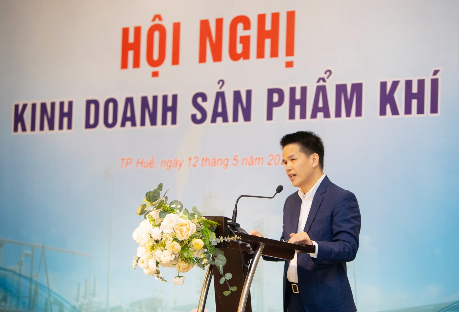 Phó Tổng Giám đốc PV GAS Phạm Văn Phong phát biểu khai mạc Hội nghị