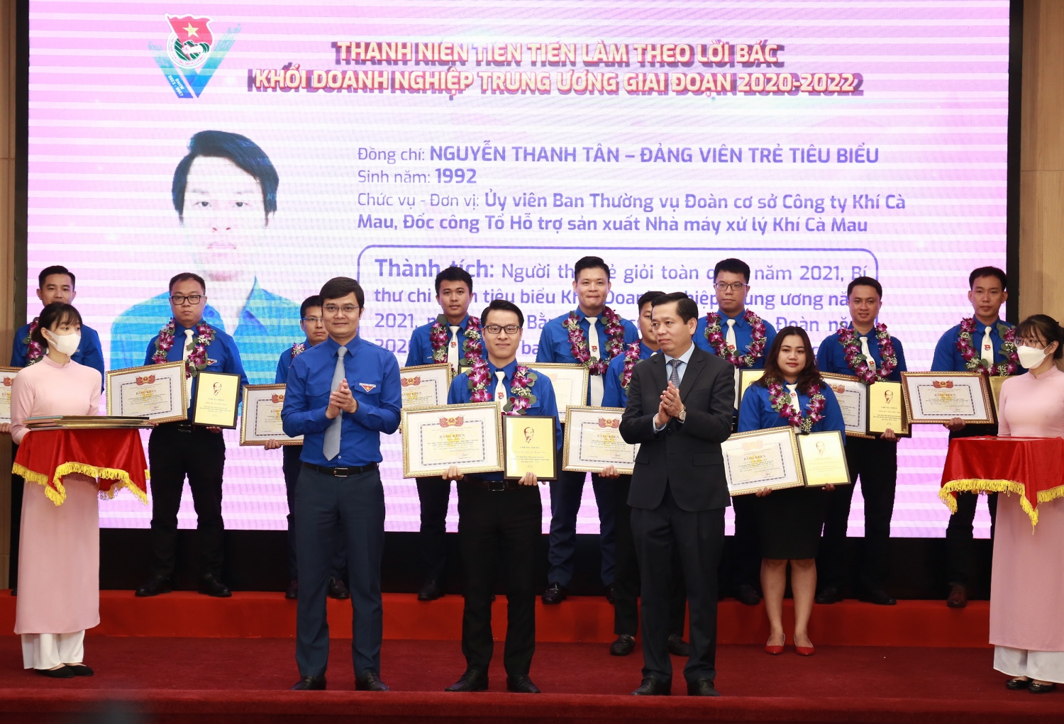 Cán bộ Đoàn KCM được tuyên dương