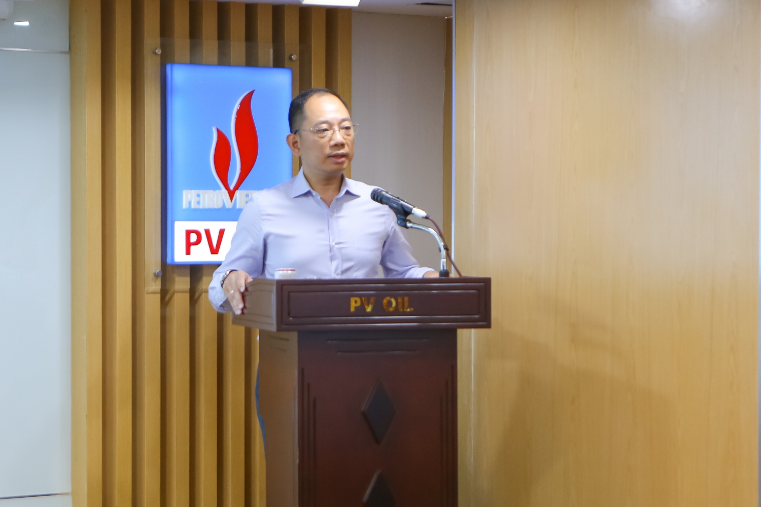 Ông Cao Hoài Dương – Bí thư Đảng ủy, Chủ tịch HĐQT Tổng công ty phát biểu chỉ đạo tại buổi Lễ
