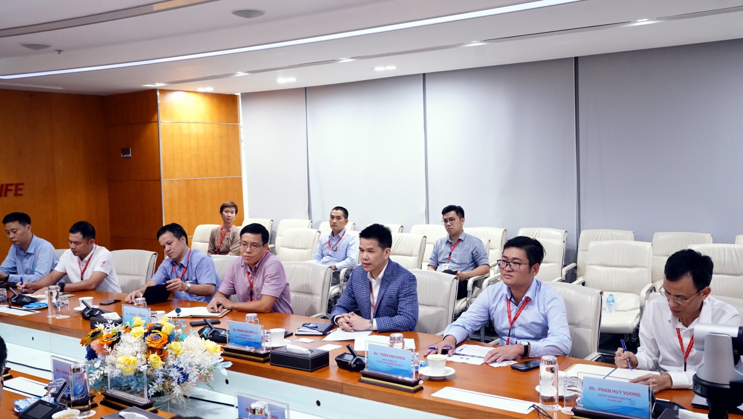 Phó Tổng Giám đốc PV GAS Phạm Văn Phong phát biểu tại cuộc gặp gỡ