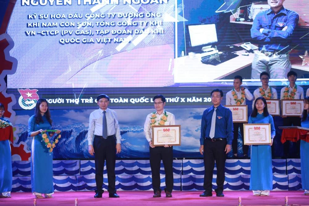 Kỹ sư Nguyễn Thanh Ngoãn - NCSP được tuyên dương "Người thợ trẻ giỏi" toàn quốc năm 2019