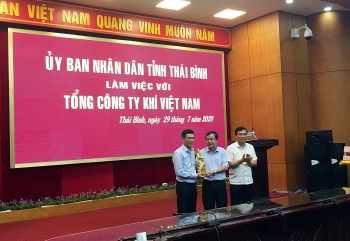 Bí thư Tỉnh ủy, Chủ tịch UBND tỉnh Thái Bình tiếp và làm việc với đoàn lãnh đạo PV GAS