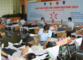 Sôi nổi “Ngày hội hiến máu nhân đạo” tại PV GAS