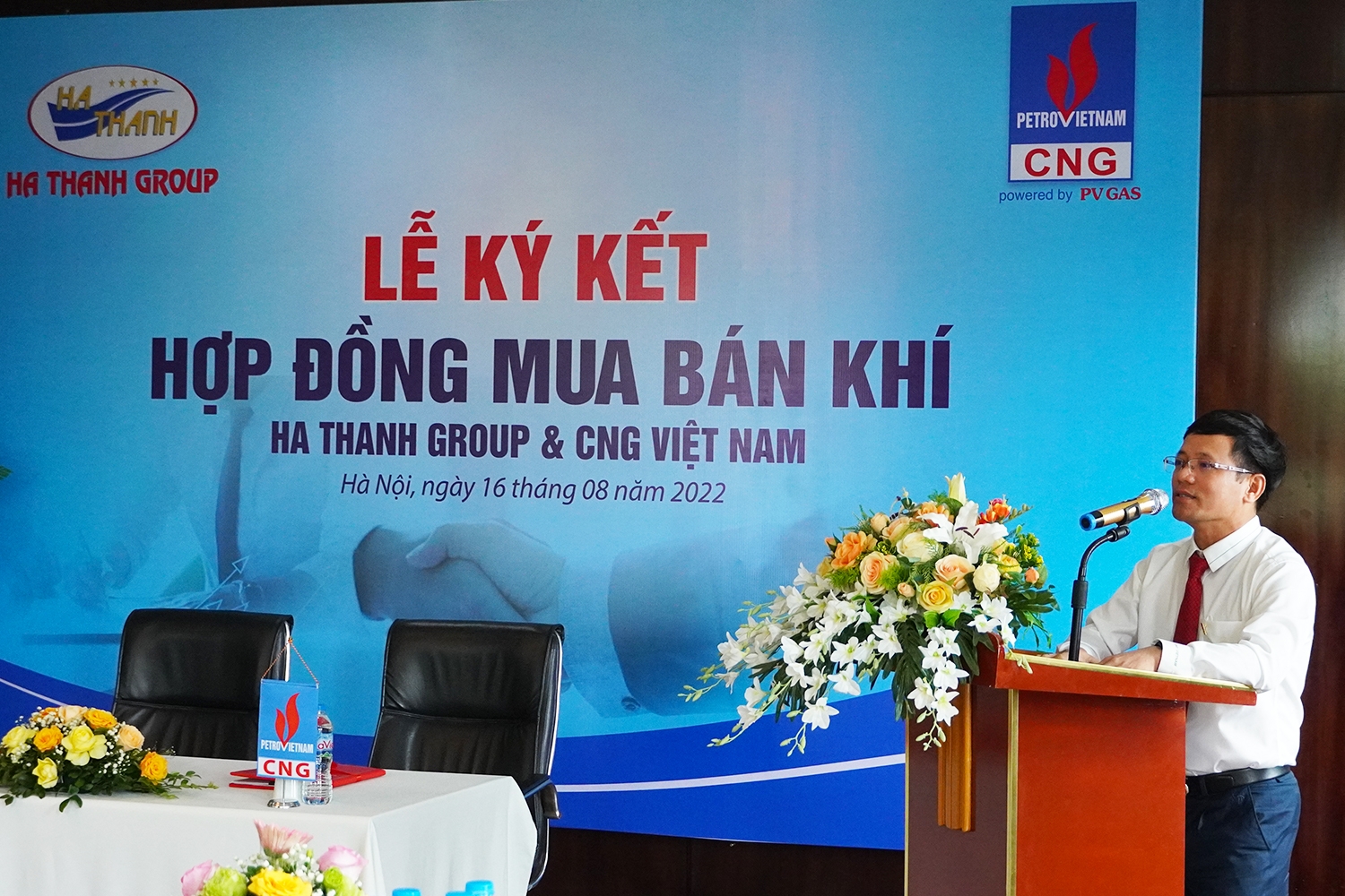 Ông Vũ Văn Thực - Giám đốc CNG Việt Nam phát biểu
