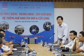 Thi đua hoàn thành Bảo dưỡng lớn hệ thống khí Nam Côn Sơn và Cửu Long