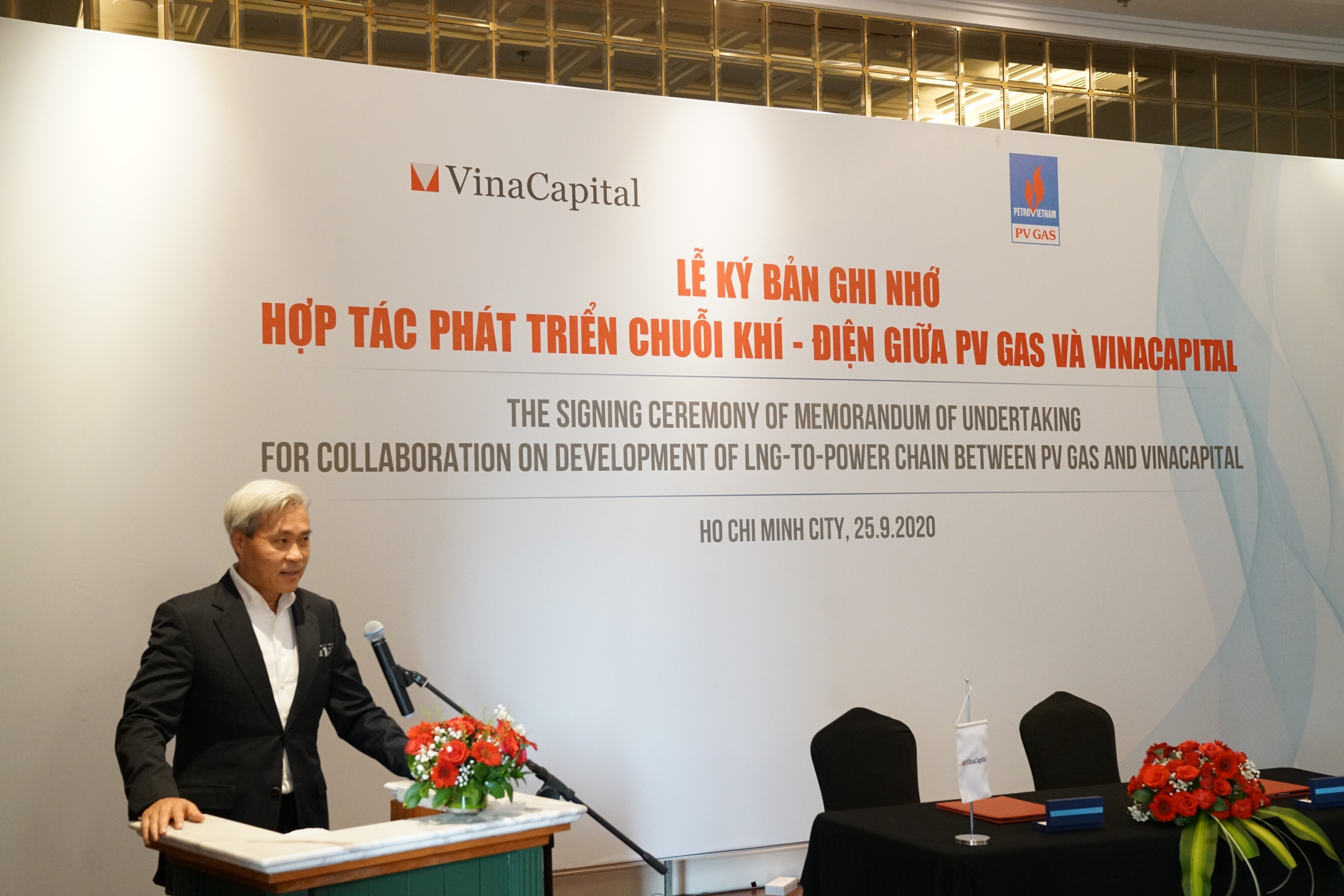 PV GAS và VinaCapital ký ghi nhớ về hợp tác phát triển chuỗi Khí - Điện pv gas va vinacapital ky ghi nho ve hop tac phat trien chuoi khi dien