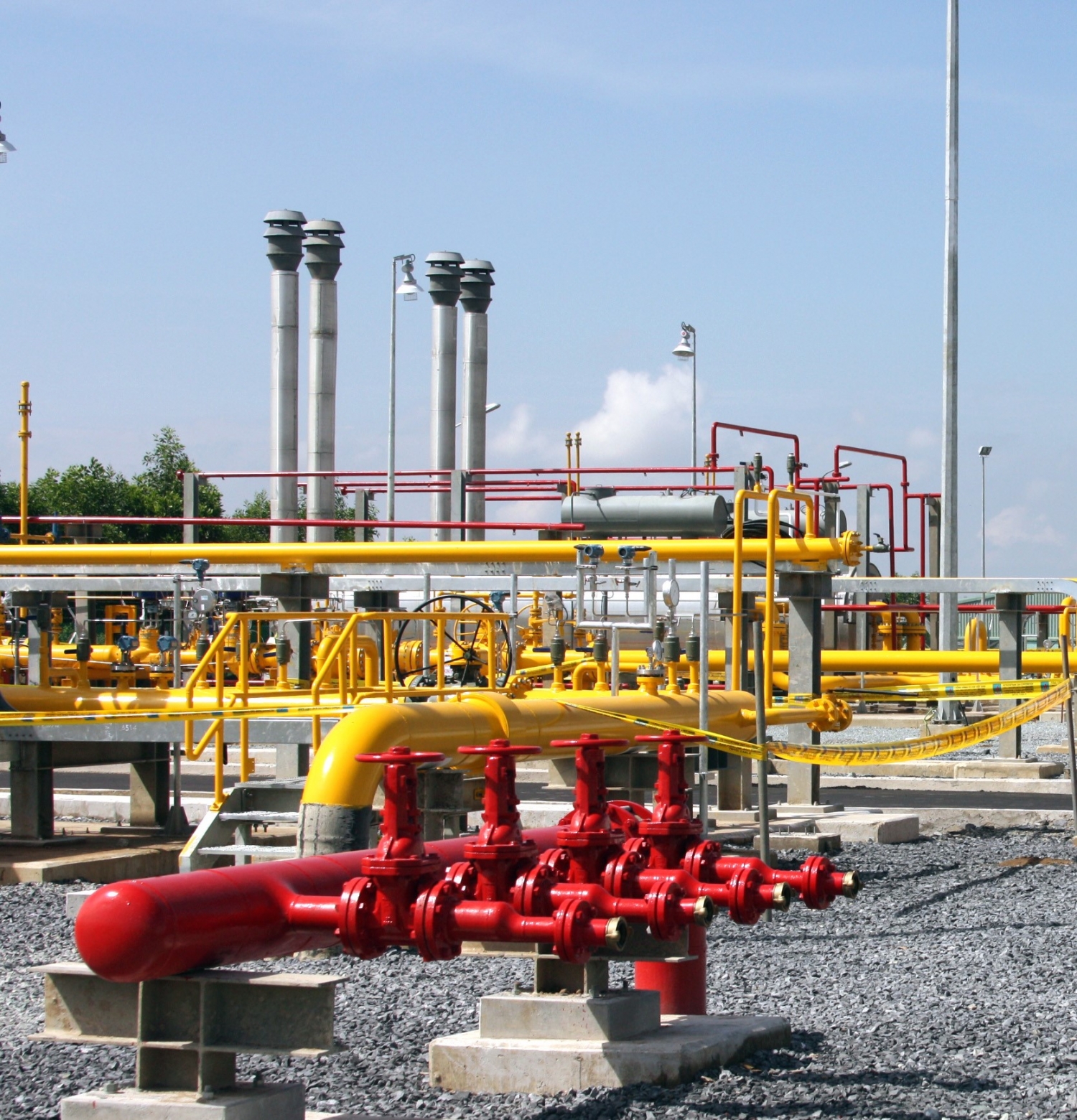 Một góc Trạm Phân phối Khí Hiệp Phước (Tp.HCM)