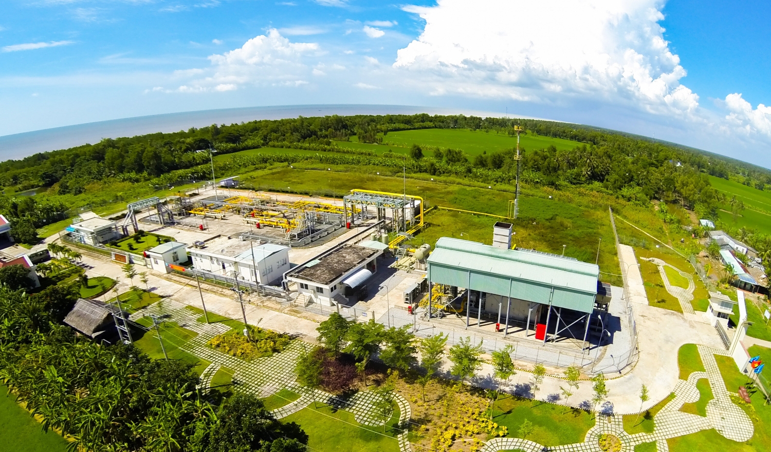 rạm tiếp bờ Hệ thống khí PM3-Cà Mau rạm tiếp bờ Hệ thống khí PM3-Cà Mau