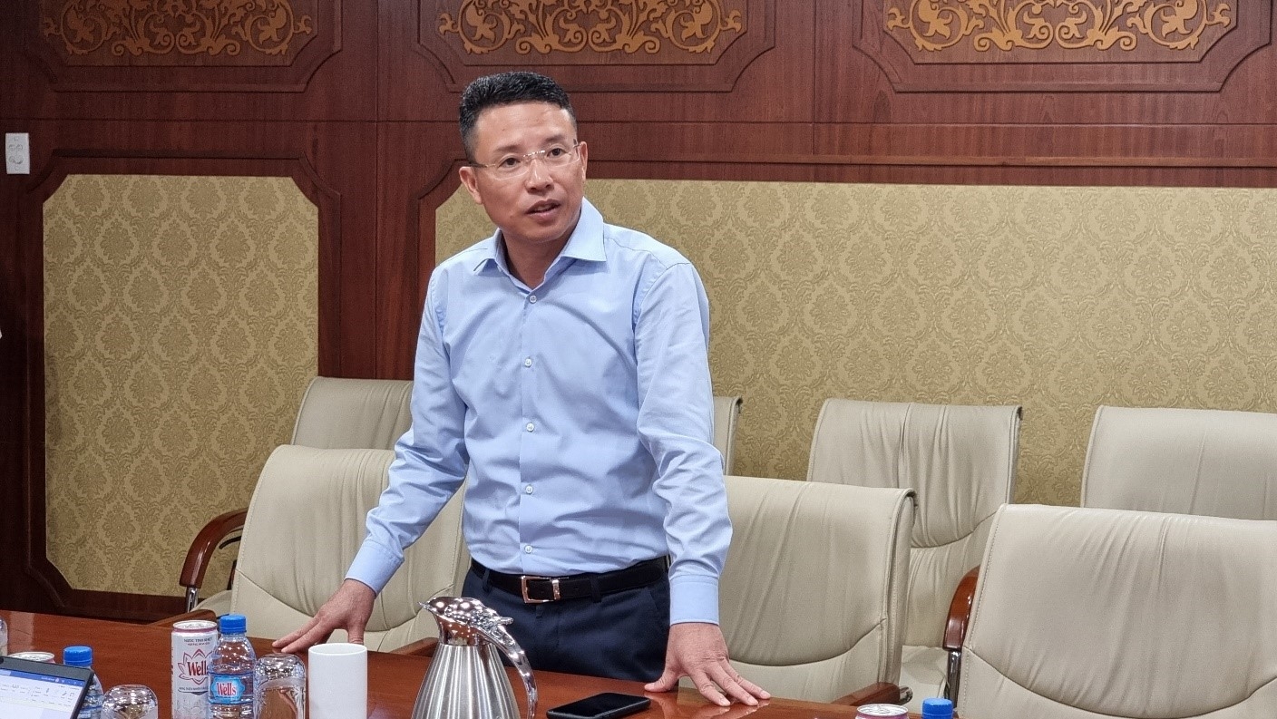 Ông Nguyễn Tuấn Tú – Phó Tổng Giám đốc PVOIL phát biểu khai mạc lớp học