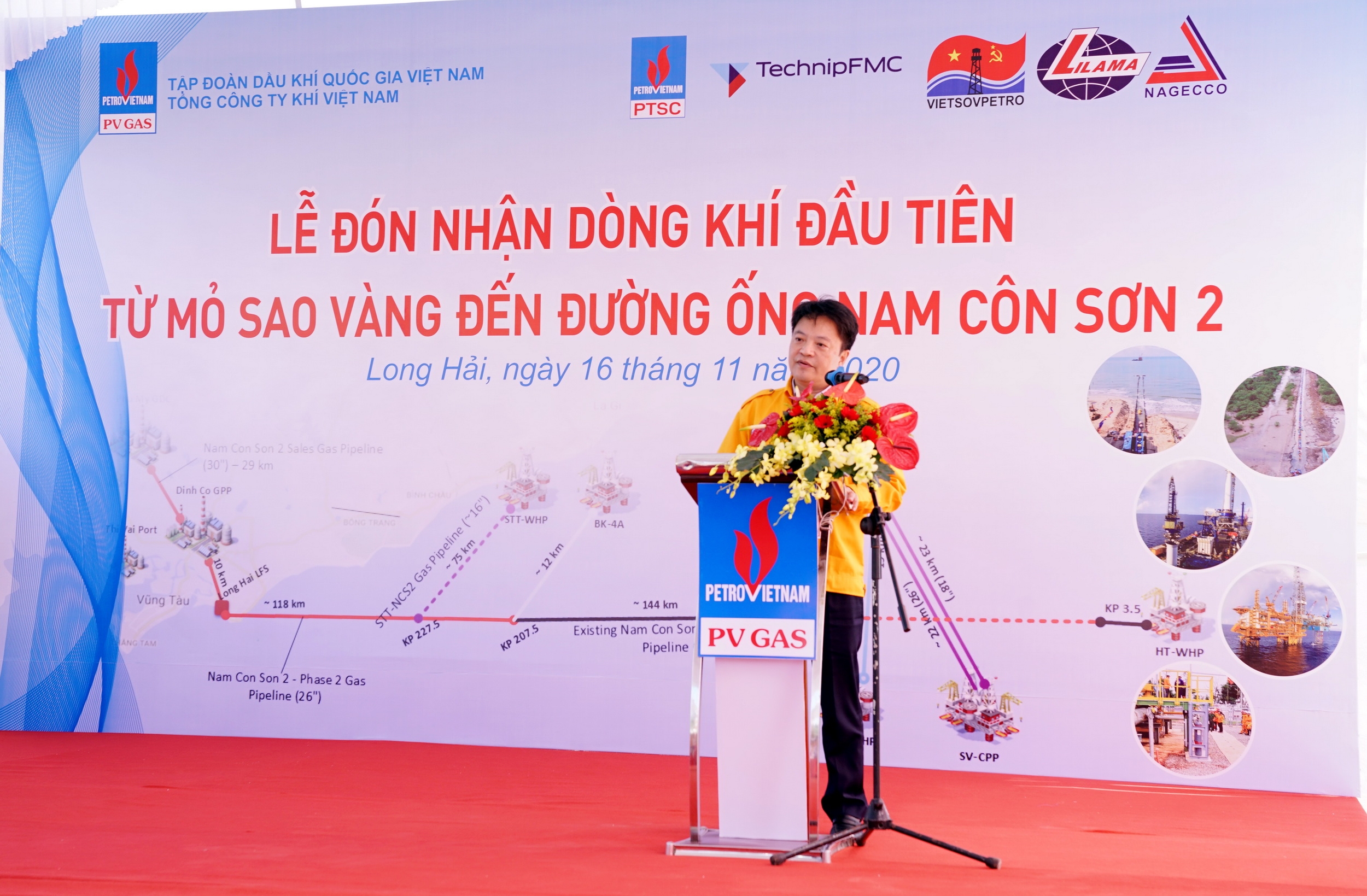 Phát biểu của PTGĐ PV GAS Hoàng Văn Quang Phát biểu của PTGĐ PV GAS Hoàng Văn Quang