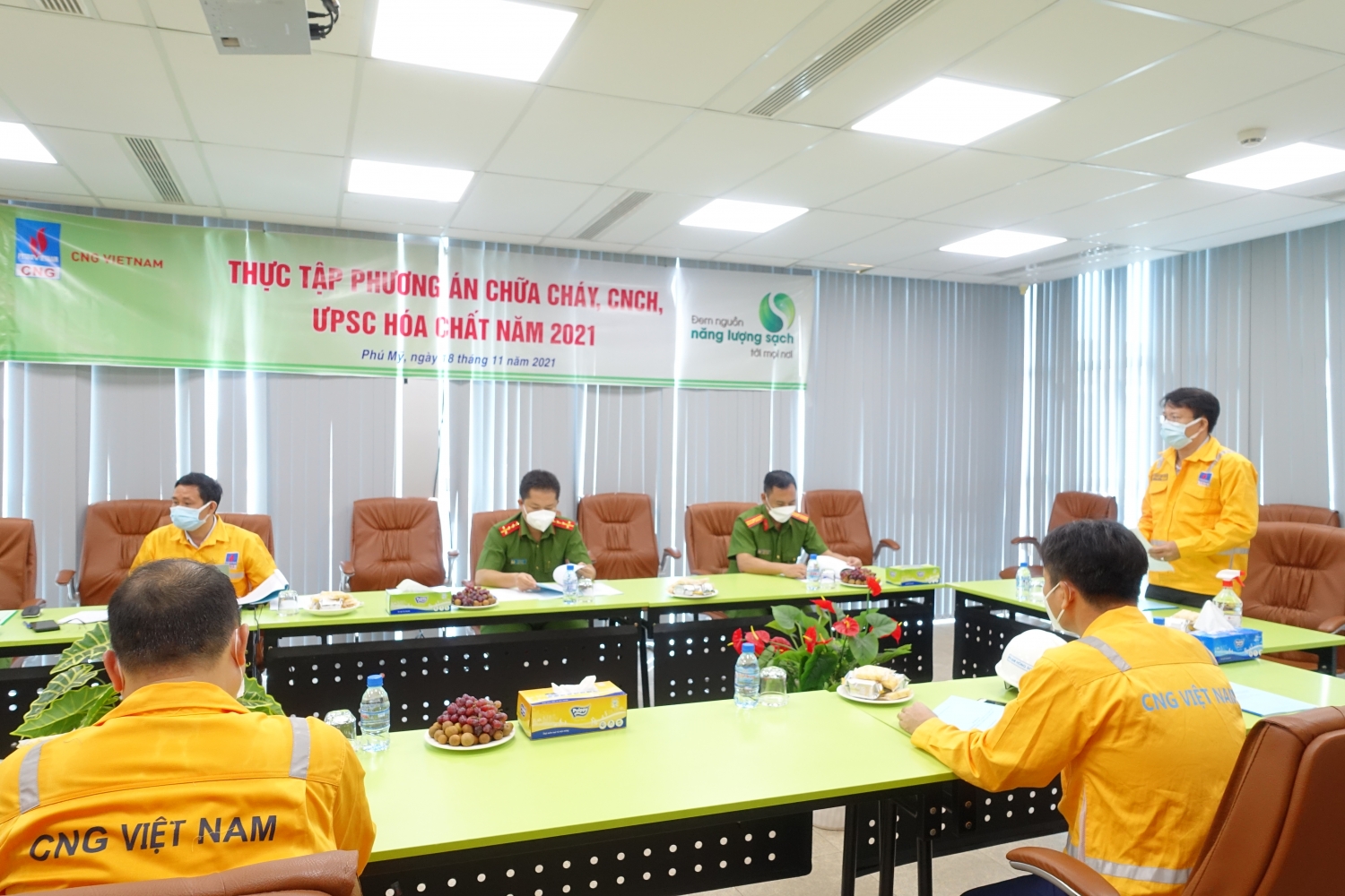 Ông Trương Mạnh Thắng - Phó Giám đốc Công ty tuyên bố lý do, phát biểu chỉ đạo tại Buổi thực tập
