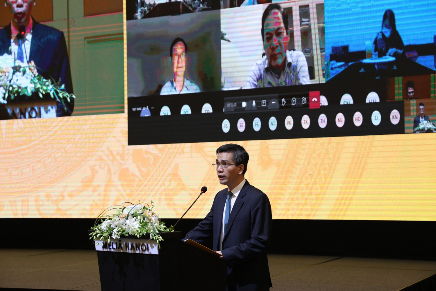 Thứ trưởng Bộ Tài chính Võ Thành Hưng phát biểu khai mạc