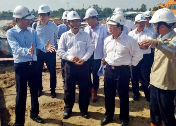 Đoàn công tác PVN làm việc tại Nhà máy Nhiệt điện Long Phú 1
