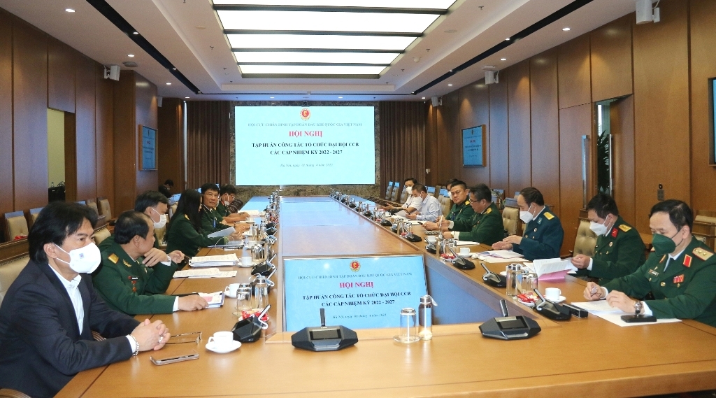 Hội CCB Tập đoàn tổ chức tập huấn công tác tổ chức Đại hội CCB các cấp nhiệm kỳ 2022-2027