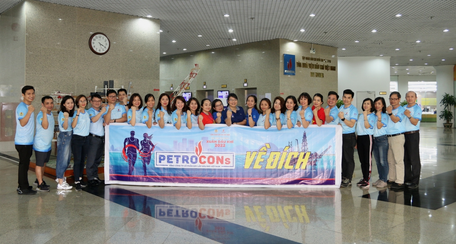 Công đoàn PETROCONs tích cực tham gia giải chạy bộ online “Xuân Dầu khí 2022” Công đoàn PETROCONs tích cực tham gia giải chạy bộ online “Xuân Dầu khí 2022”