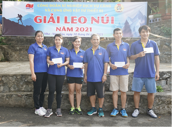 Công đoàn Xí nghiệp Dịch vụ tổ chức Giải Leo núi năm 2021