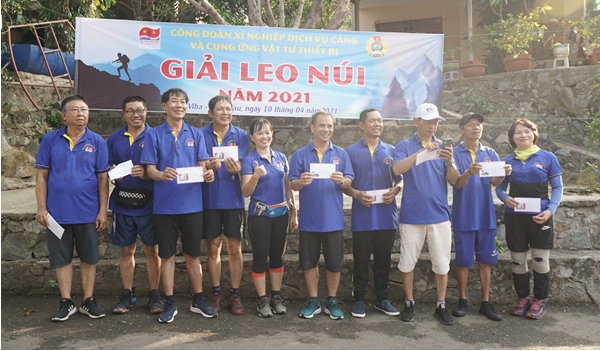 Công đoàn Xí nghiệp Dịch vụ tổ chức Giải Leo núi năm 2021