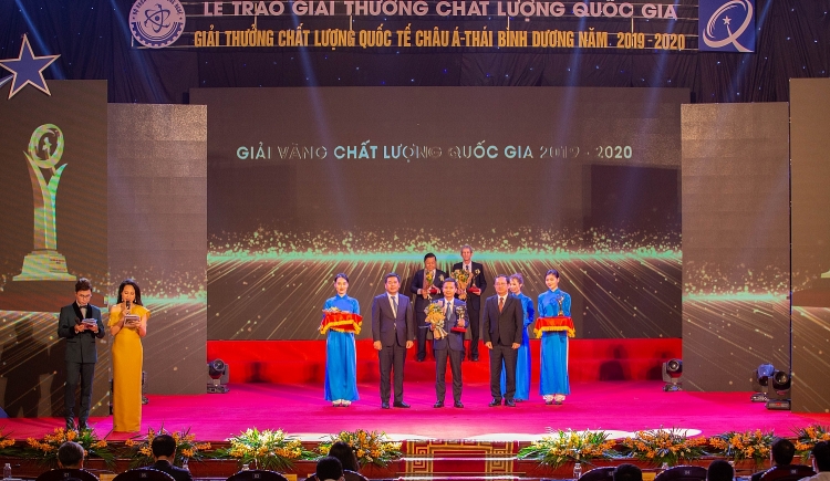 PTSC Thanh Hóa vinh dự đón nhận Giải Vàng Chất lượng quốc gia năm 2020