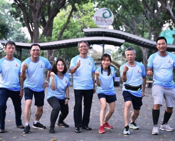 Giải chạy bộ online "Xuân Dầu khí 2022": Vận động viên BIENDONG POC hăng hái trên từng km