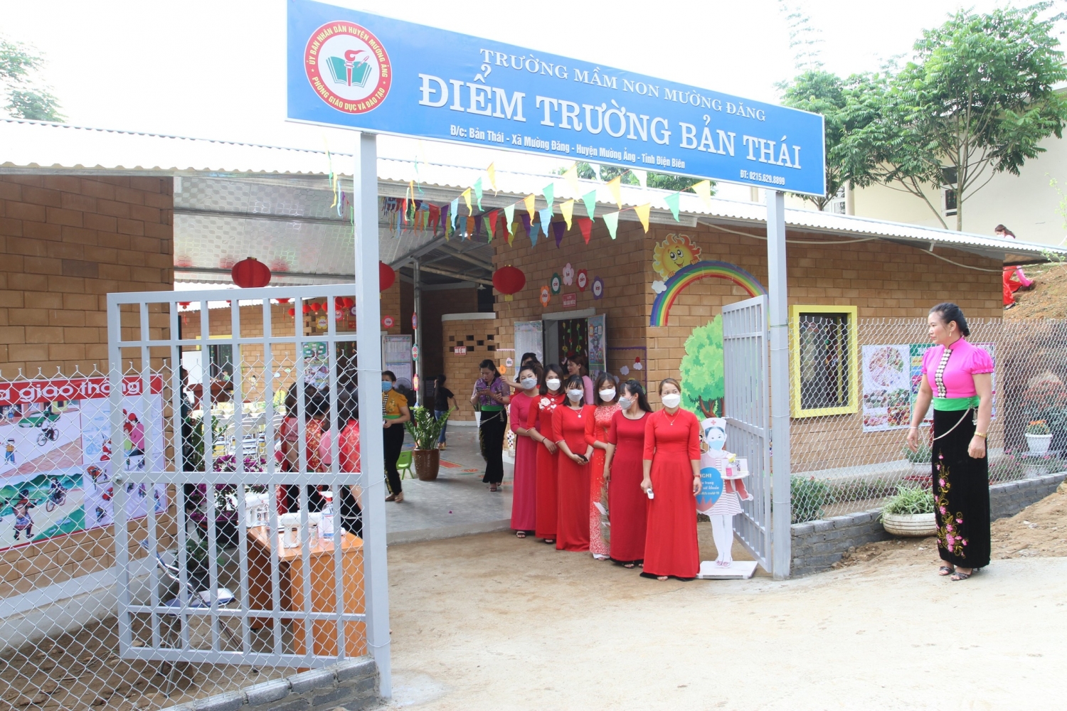 Ban Khai thác Dầu khí Tập đoàn cùng các đơn vị khánh thành công trình trường mầm non tại tỉnh Điện Biên