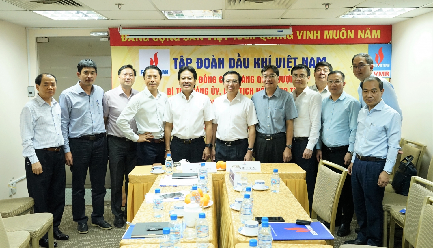 Chủ tịch HĐTV Petrovietnam Hoàng Quốc Vượng làm việc với PVMR và PAP